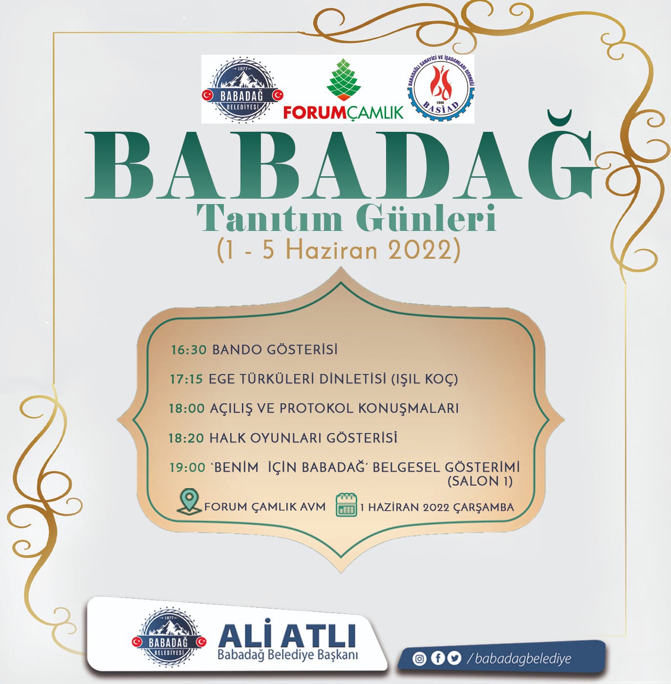 BABADAĞ BU ETKİNLİKLE TANITILACAK!