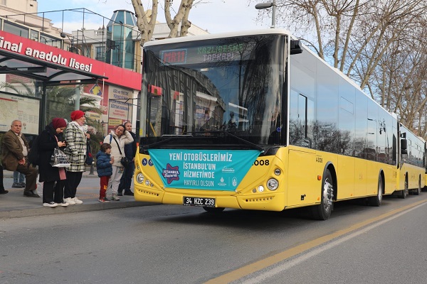 İSTANBUL’DA YENİ OTOBÜS FİLOSU YOLLARDA